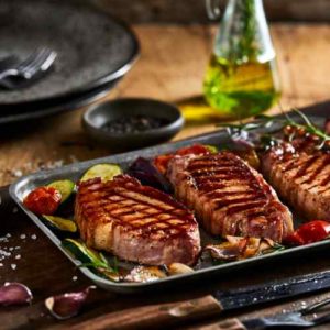 Cured Pork Lion Steak
