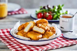 Reformed chicken nuggets