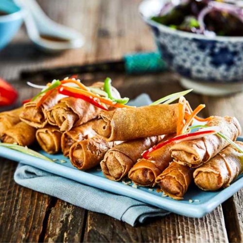 vegetable spring rolls