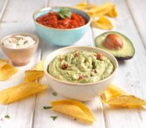 Guacamole dish